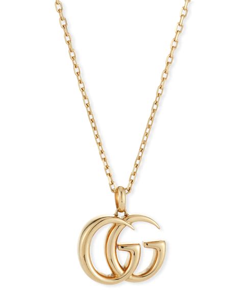 gucci necklace gold|Gucci gold jewellery necklace.